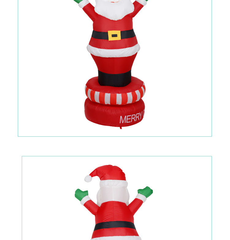 Exclusive for Cross-Border Popular Christmas Lights Outdoor Decorations Rotating Inflatable Santa Inflatable Factory Direct Sales Exclusive for Cross-Border Popular Christmas Lights Outdoor Decorations Rotating Inflatable Santa Inflatable Factory Direct Sales