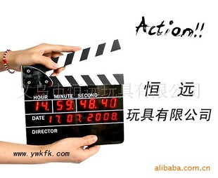 Movie Clapper LED clocks and creative clock calendar clock