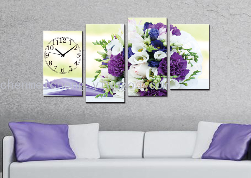 silent clock set of wall clock trendy wall clock picture frame clock creative arts clocks