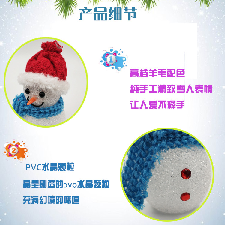 Wholesale Christmas Old Man Small Night Lamp LED Luminous Christmas Snowman Luminous Toy Particles Colorful Christmas Lights