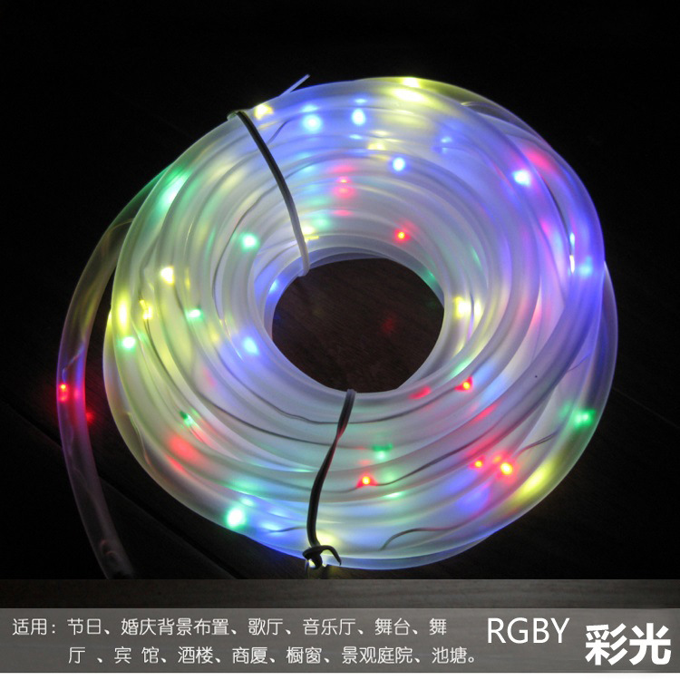 Outdoor Waterproof LED Solar String Lights Battery Garden Lamp Christmas Lights Manufacturer Platinum 9 Silicone Tube Light String