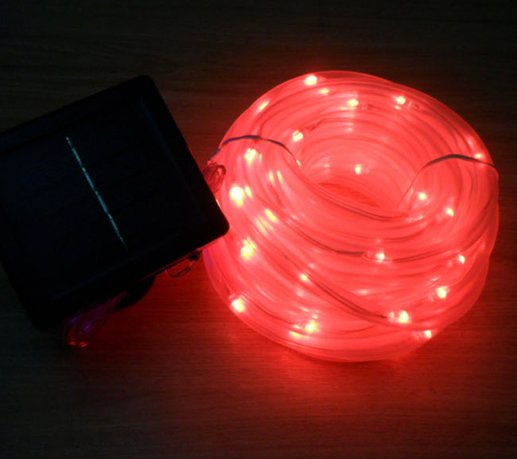 Outdoor Waterproof LED Solar String Lights Battery Garden Lamp Christmas Lights Manufacturer Platinum 9 Silicone Tube Light String