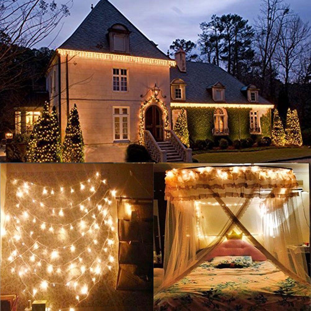 Factory Spot LED Lighting Chain Outdoor Waterproof Exposed Light Wedding Celebration Decoration christmas lights
