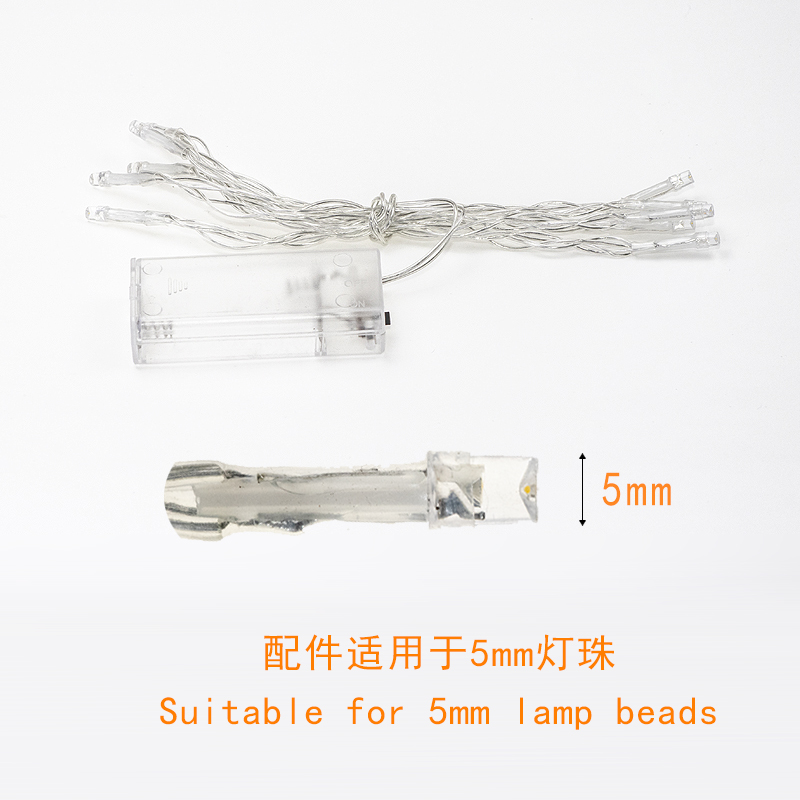 Led Christmas lights bulb bubble smiling face small hanging Christmas lights string accessories tree lights wholesale