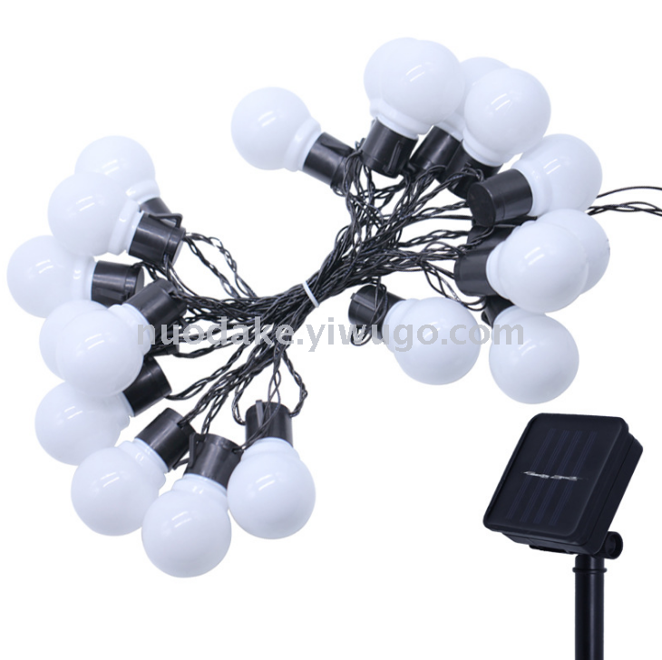  solar Christmas lights string solar bulb lights string outdoor waterproof lighting decorative lights atmosphere lights