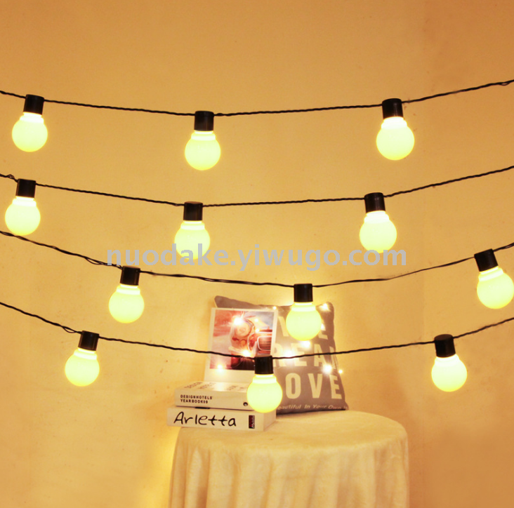  solar Christmas lights string solar bulb lights string outdoor waterproof lighting decorative lights atmosphere lights