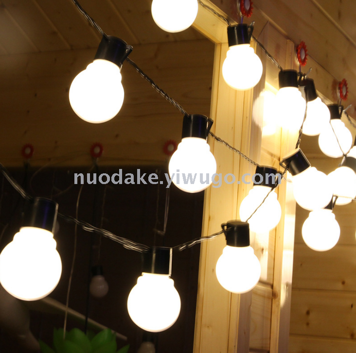  solar Christmas lights string solar bulb lights string outdoor waterproof lighting decorative lights atmosphere lights