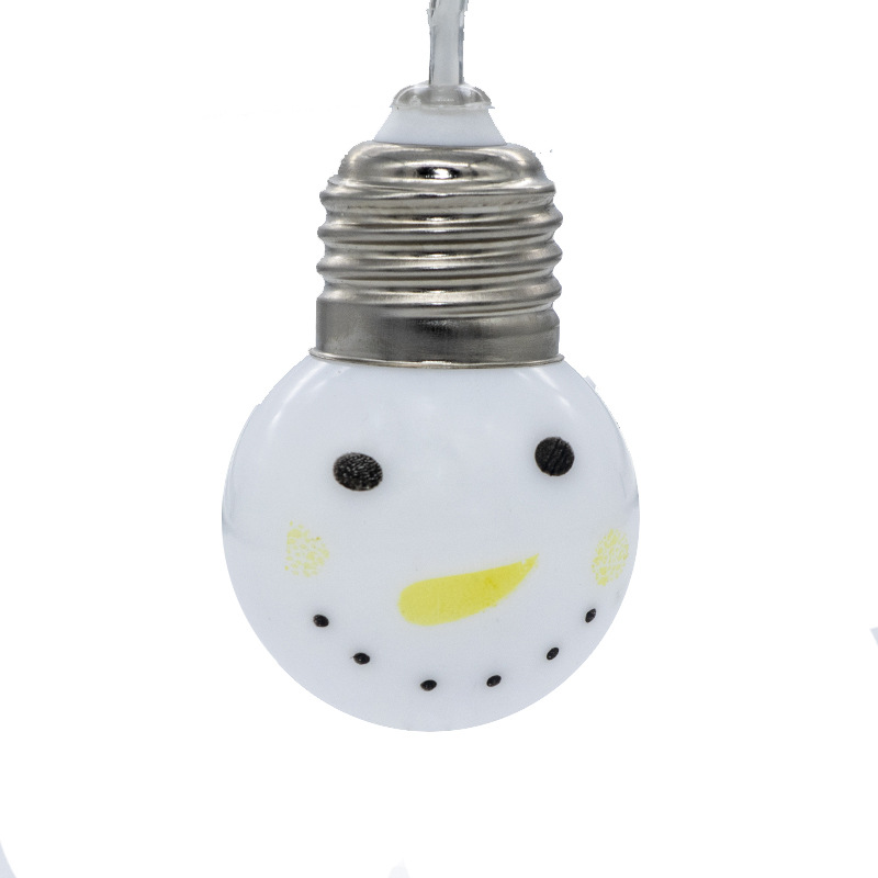 Manufacturers direct sales smiley face led lights Christmas crack ball small pendant Christmas lights string accessories tree lights wholesale Manufacturers direct sales smiley face led lights Christmas crack ball small pendant Christmas lights string accessories tree lights wholesale