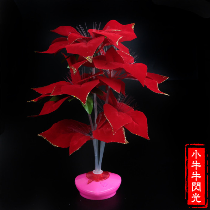 Flash Christmas flower glitter ornaments fiber optic flower children to spread the source Flash Toys Flash Christmas flower glitter ornaments fiber optic flower children to spread the source Flash Toys