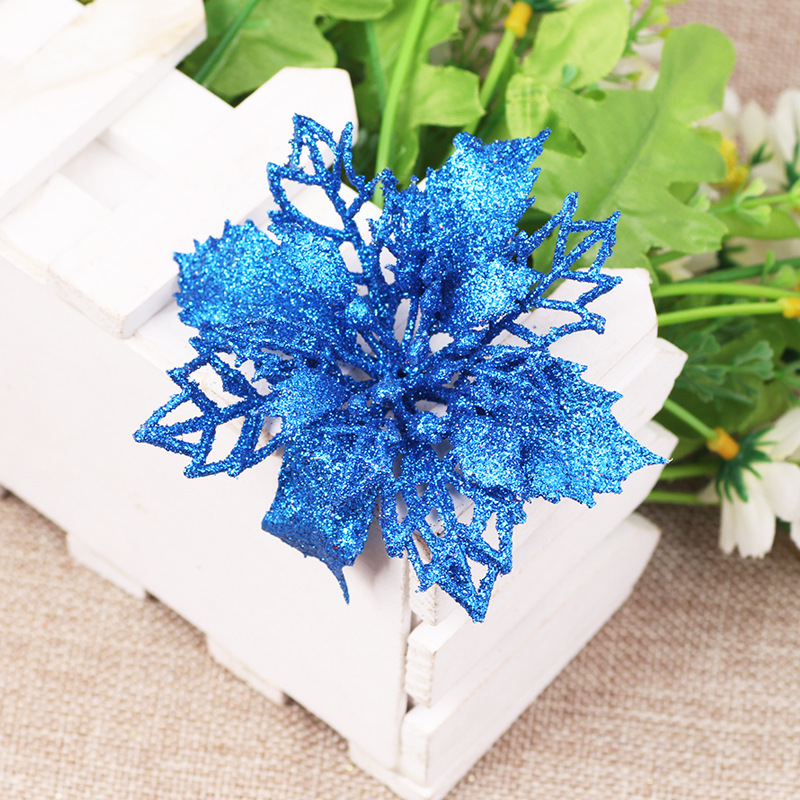 Hollow Flower Plastic Sticky Powder Flower Multi-Color Optional Christmas Garland Decoration Supplies Christmas flower Hollow Flower Plastic Sticky Powder Flower Multi-Color Optional Christmas Garland Decoration Supplies Christmas flower