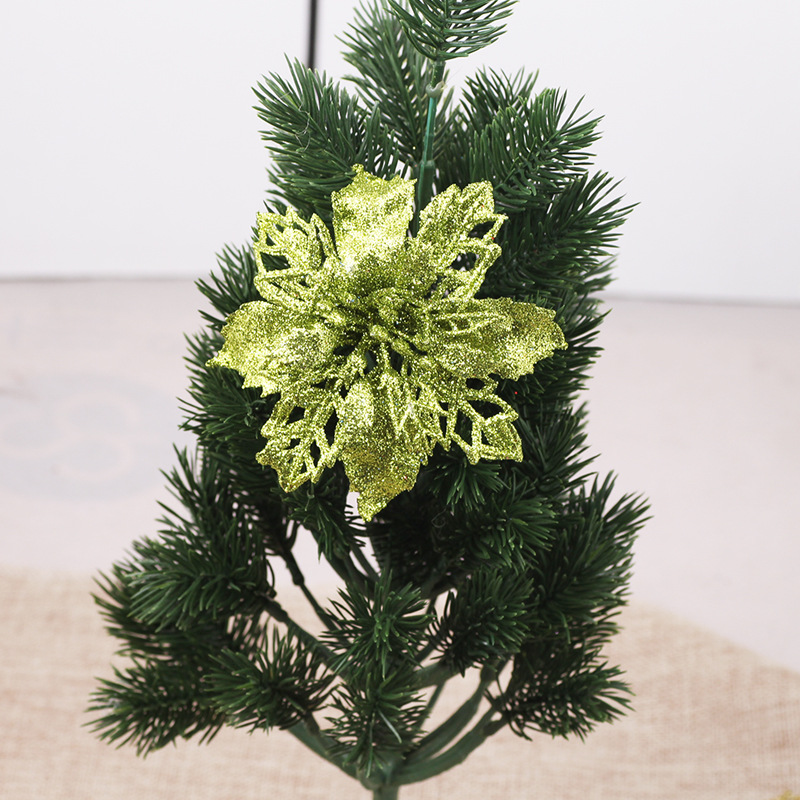 Hollow Flower Plastic Sticky Powder Flower Multi-Color Optional Christmas Garland Decoration Supplies Christmas flower Hollow Flower Plastic Sticky Powder Flower Multi-Color Optional Christmas Garland Decoration Supplies Christmas flower