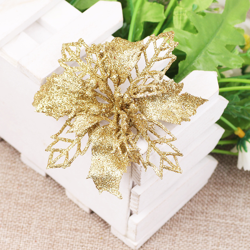 Hollow Flower Plastic Sticky Powder Flower Multi-Color Optional Christmas Garland Decoration Supplies Christmas flower Hollow Flower Plastic Sticky Powder Flower Multi-Color Optional Christmas Garland Decoration Supplies Christmas flower