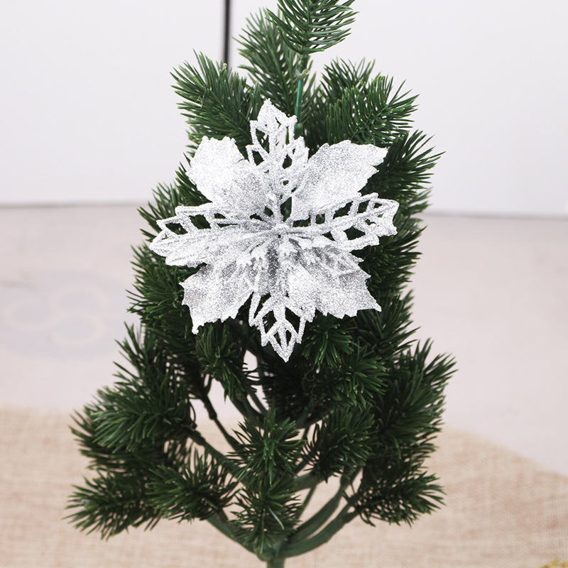 Hollow Flower Plastic Sticky Powder Flower Multi-Color Optional Christmas Garland Decoration Supplies Christmas flower Hollow Flower Plastic Sticky Powder Flower Multi-Color Optional Christmas Garland Decoration Supplies Christmas flower