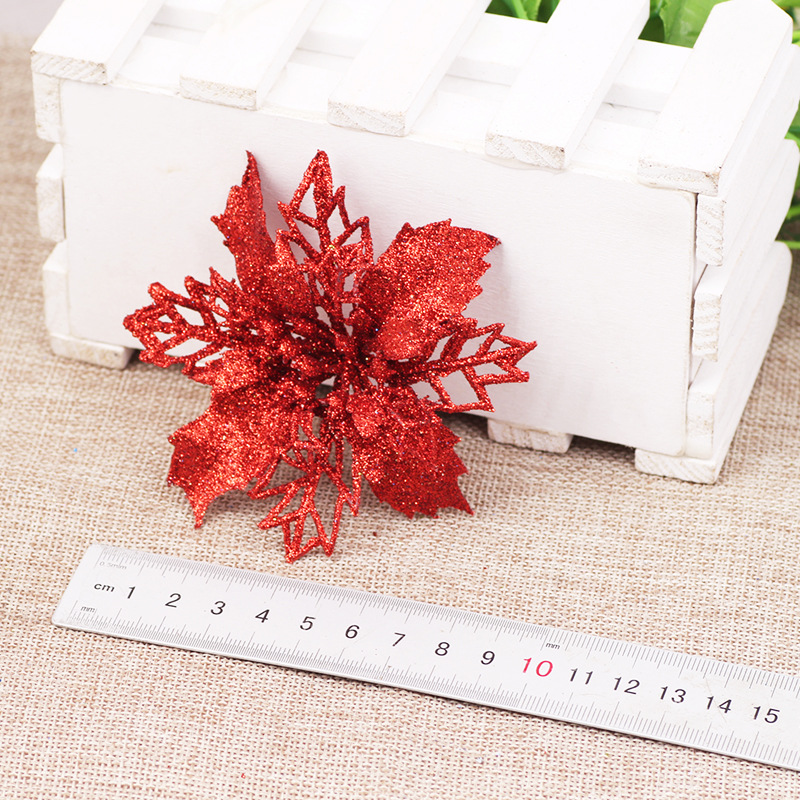 Hollow Flower Plastic Sticky Powder Flower Multi-Color Optional Christmas Garland Decoration Supplies Christmas flower Hollow Flower Plastic Sticky Powder Flower Multi-Color Optional Christmas Garland Decoration Supplies Christmas flower