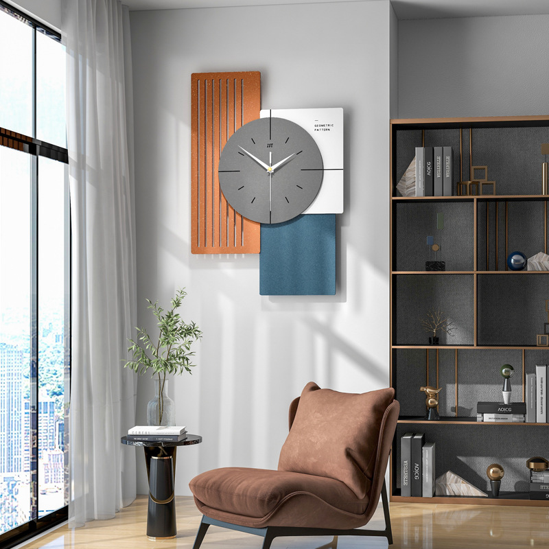 Light Luxury Wall Clock Fashion Creative Clocks Home Decoration Living Room Pocket Watch Modern Simple Personality Wall Clock