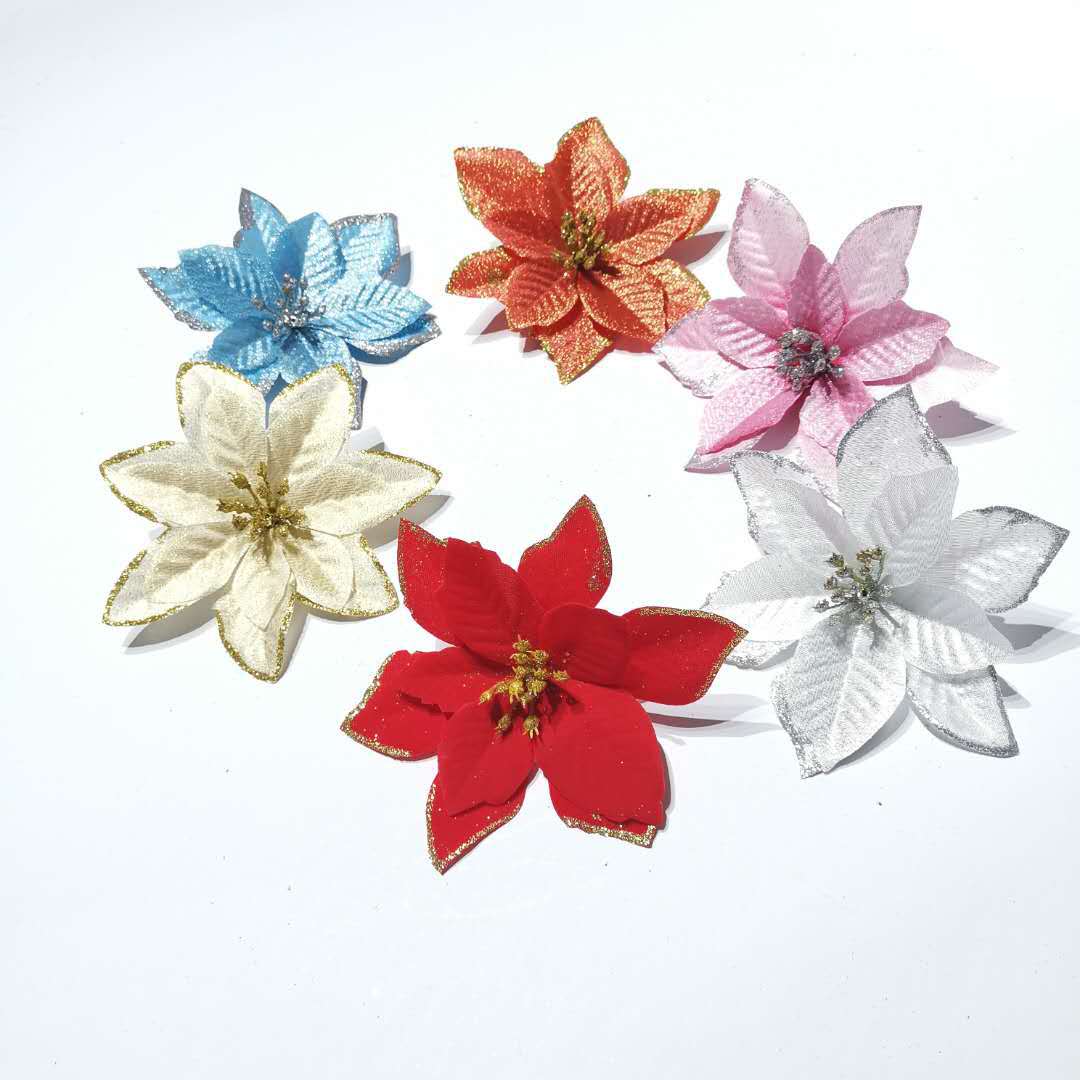 Artificial Christmas Flower Artificial Flower Christmas Decoration Artificial Christmas Flower Artificial Flower Christmas Decoration
