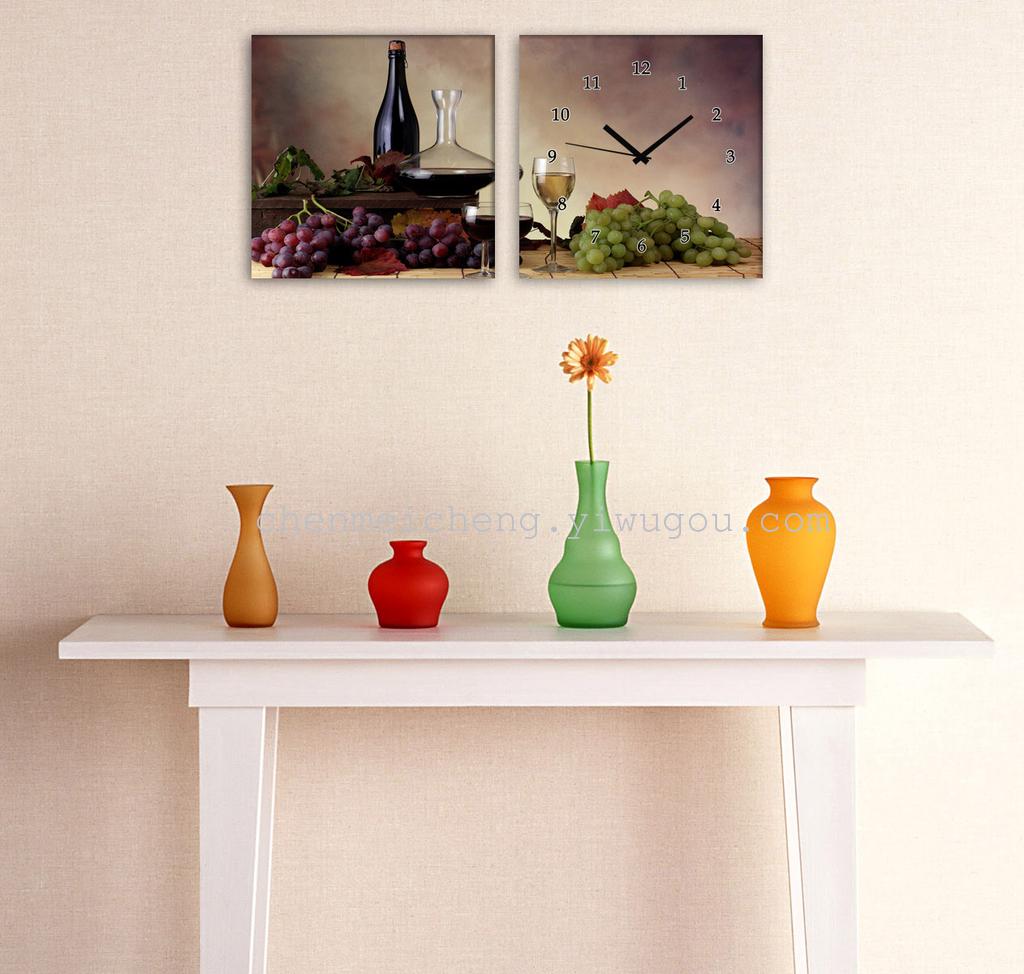silent clock set of wall clock trendy wall clock picture frame clock creative arts clocks