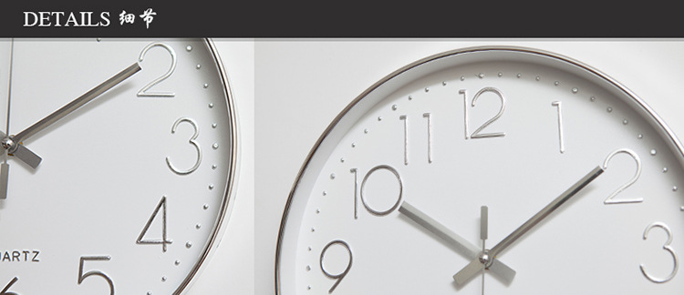Wall Clock Living Room Simple Modern Mute Quartz Clock Fashion Creative Nordic Clocks round Clock Wall Clock Living Room Simple Modern Mute Quartz Clock Fashion Creative Nordic Clocks round Clock