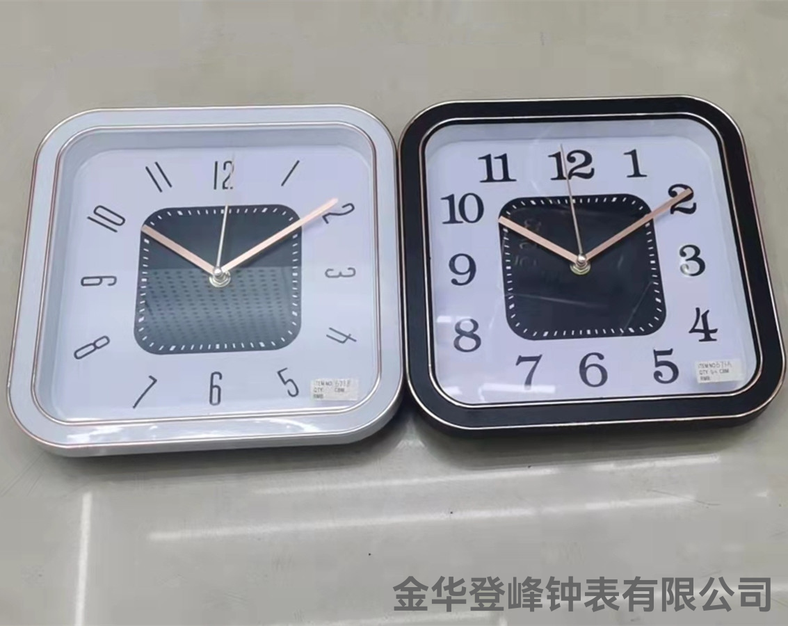 Custom Quartz Wall Clock round Logo Clock Custom Plastic Wall Clocks Gift Gift Clock Advertising Promotion Clock