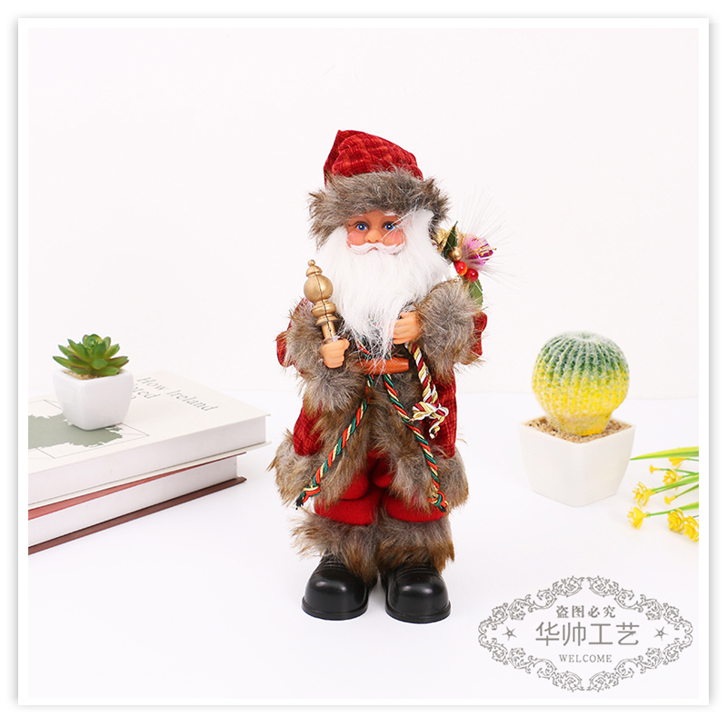 2021 New Electric Santa Claus Music Dancing Doll Decoration Ornaments Christmas Holiday Gift Exclusive for Cross-Border