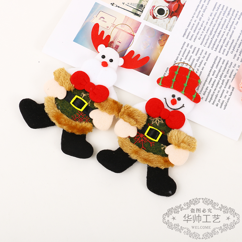 Santa Claus Door Decoration Christmas Decoration Bedroom Door Hanging Wall Hanging Show Window Scene Arrange Hangings Elk Small Pendant Santa Claus Door Decoration Christmas Decoration Bedroom Door Hanging Wall Hanging Show Window Scene Arrange Hangings Elk Small Pendant