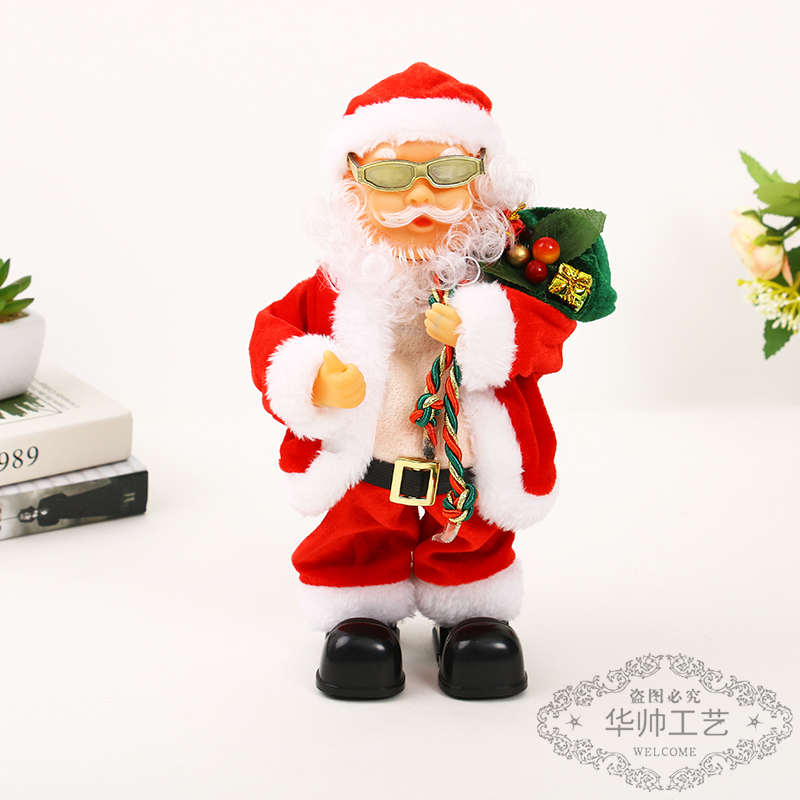 Christmas Electric Little Old Man Singing Dancing Santa Claus Ornaments Christmas Creative Electric Toys Children Gifts Christmas Electric Little Old Man Singing Dancing Santa Claus Ornaments Christmas Creative Electric Toys Children Gifts
