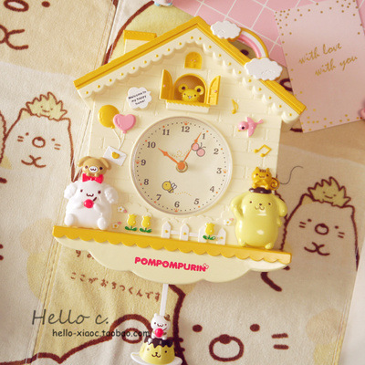 Clocks Wall Hanging Decoration Swing Wall Clock Bedroom Decoration Pendant Decoration Cartoon Clock
