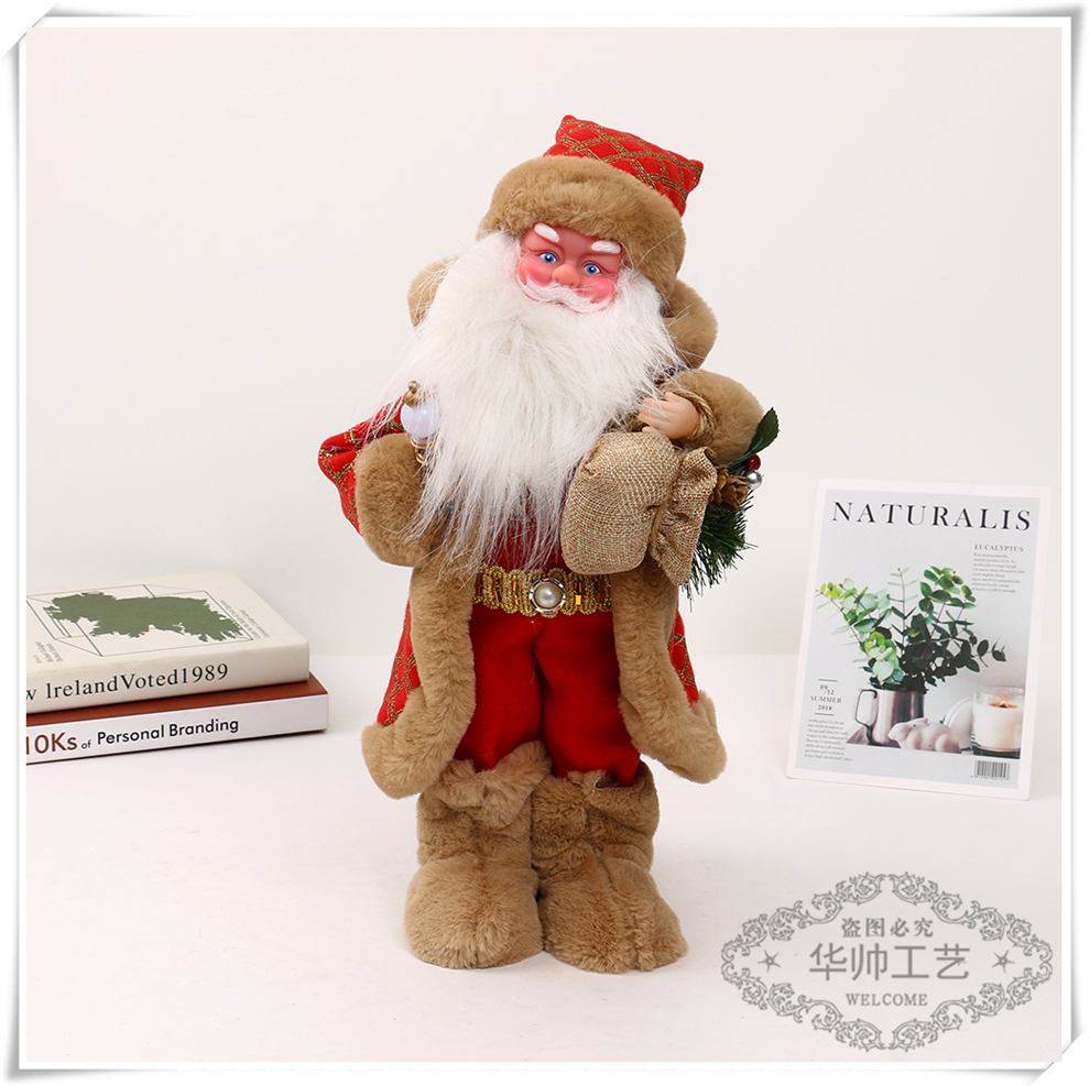 Christmas Toy Santa Claus Small Ornaments Figurine Doll Children's Gift Multi-Shape Factory Direct Sales