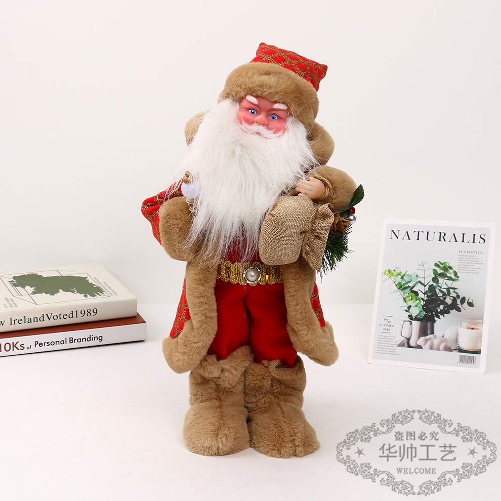 Christmas Toy Santa Claus Small Ornaments Figurine Doll Children&#039;s Gift Multi-Shape Factory Direct Sales