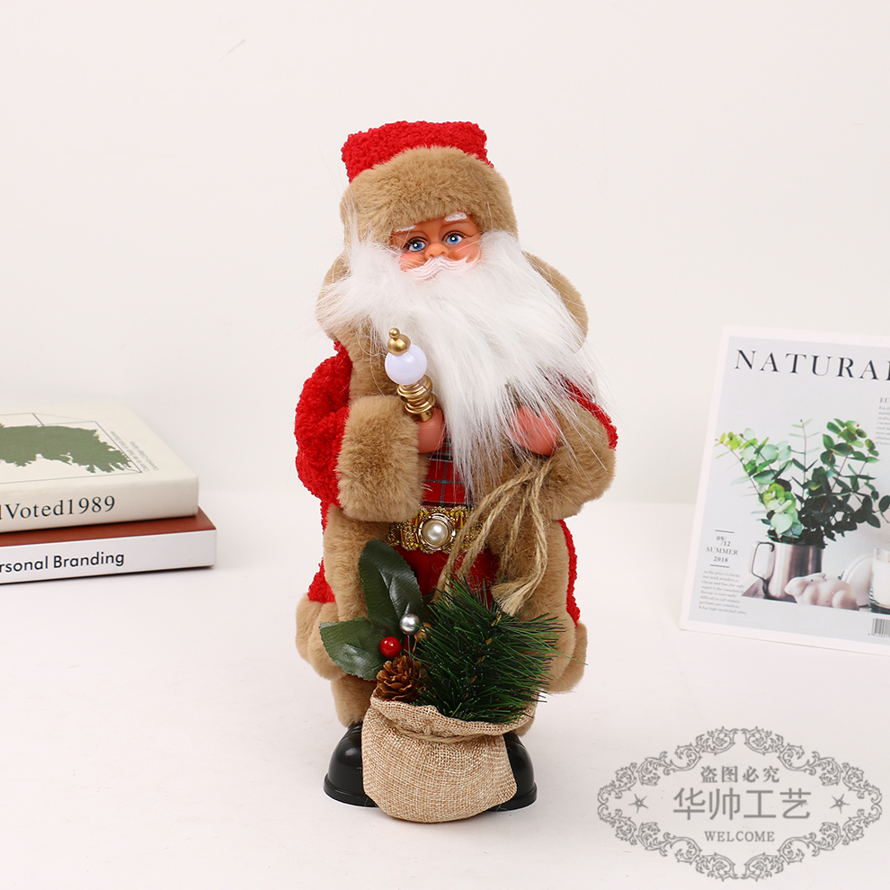 Christmas Toy Santa Claus Small Ornaments Figurine Doll Children&#039;s Gift Multi-Shape Factory Direct Sales