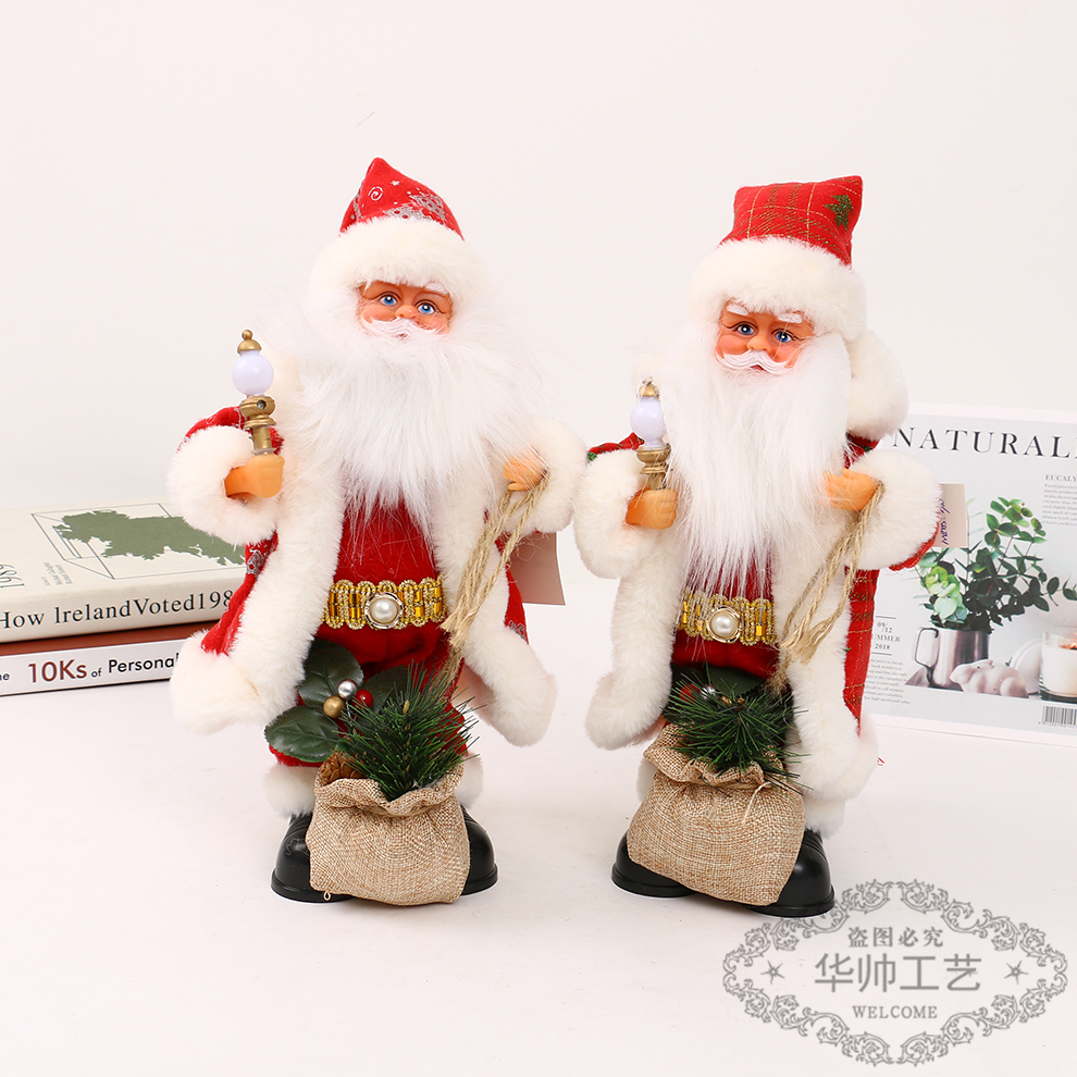 Christmas Toy Santa Claus Small Ornaments Figurine Doll Children&#039;s Gift Multi-Shape Factory Direct Sales