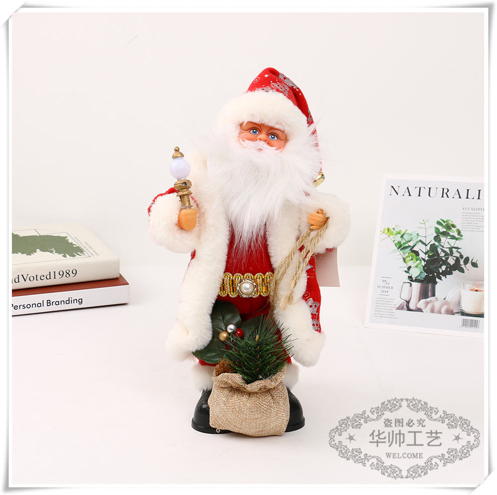 Christmas Toy Santa Claus Small Ornaments Figurine Doll Children's Gift Multi-Shape Factory Direct Sales
