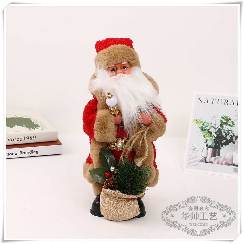 Christmas Toy Santa Claus Small Ornaments Figurine Doll Children's Gift Multi-Shape Factory Direct Sales
