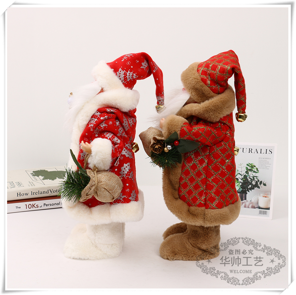 Christmas Toy Santa Claus Small Ornaments Figurine Doll Children's Gift Multi-Shape Factory Direct Sales