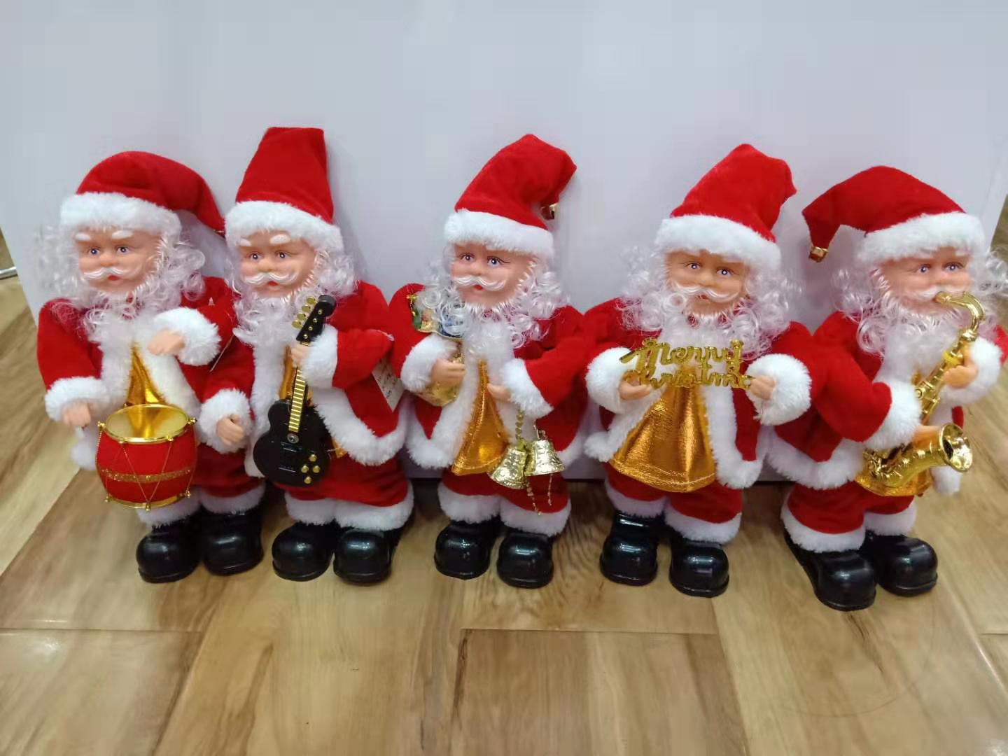 Santa Claus Playing Hat Santa Dancing Old Man
