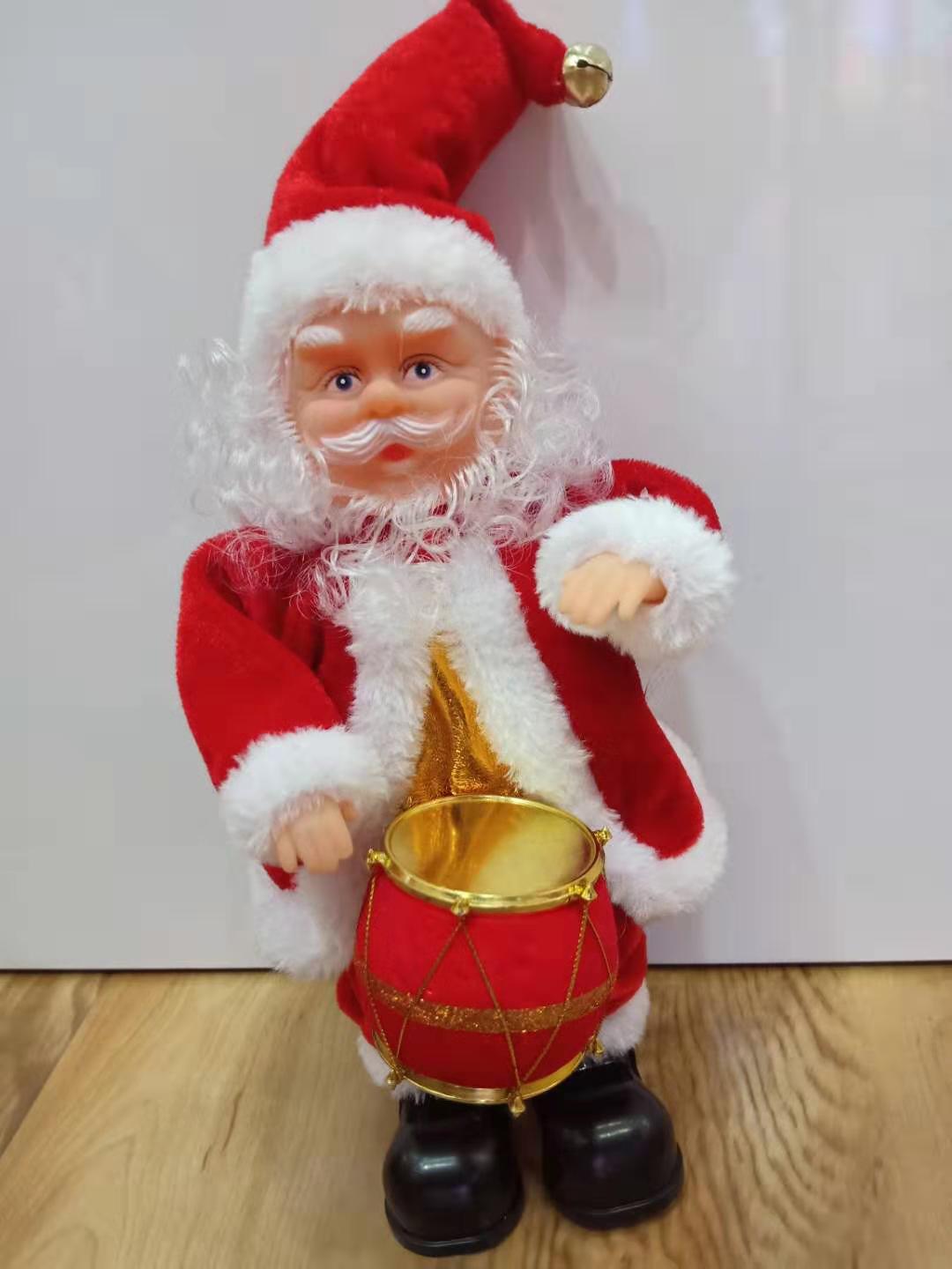 Santa Claus Playing Hat Santa Dancing Old Man