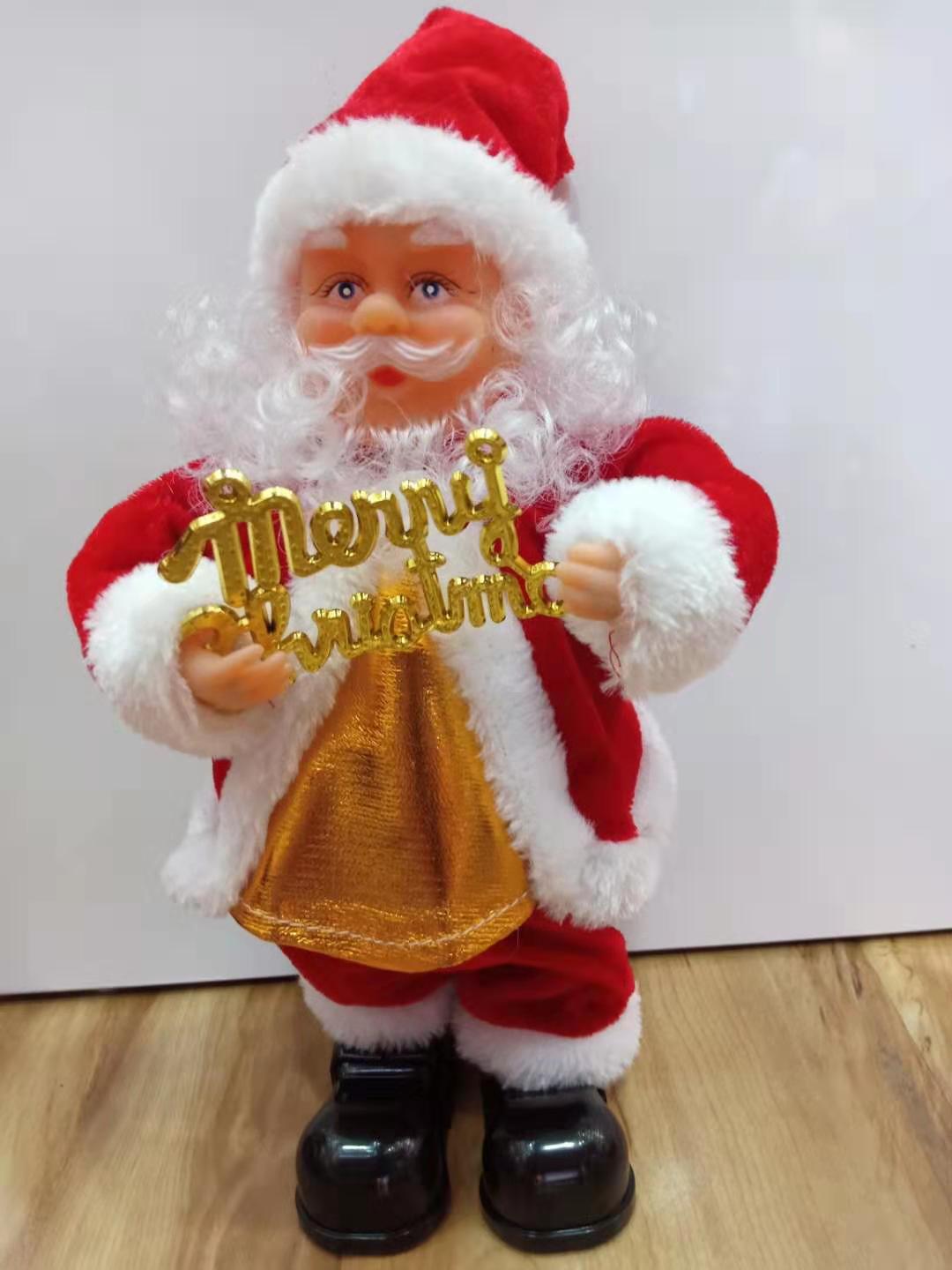 Santa Claus Playing Hat Santa Dancing Old Man