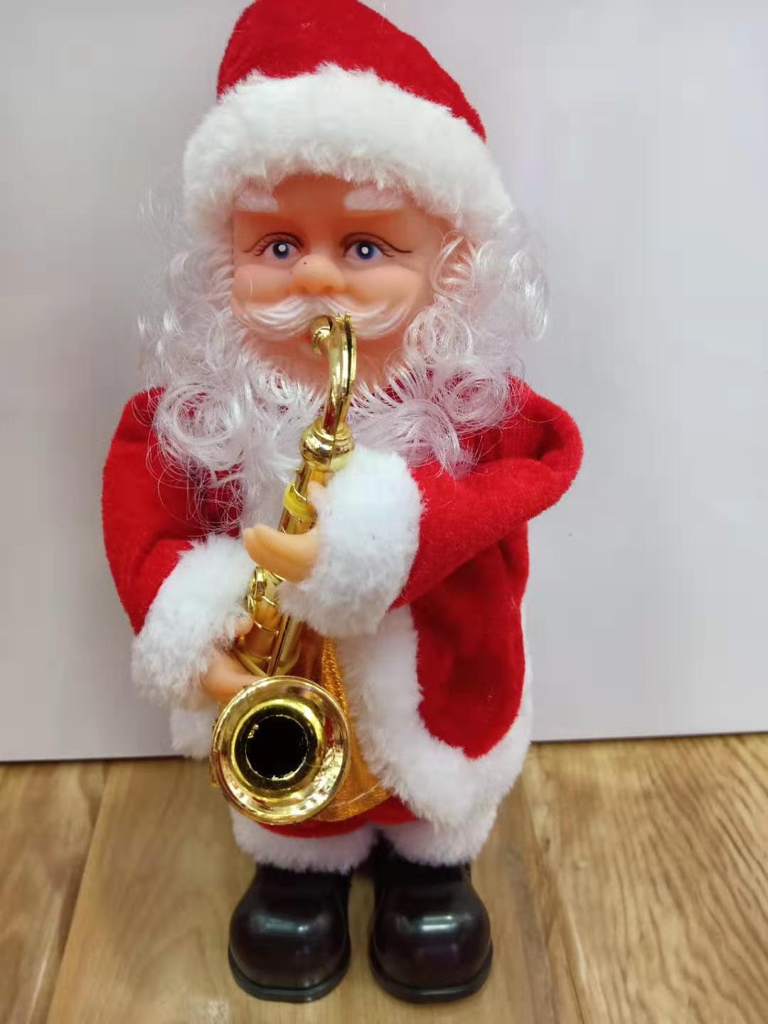 Santa Claus Playing Hat Santa Dancing Old Man