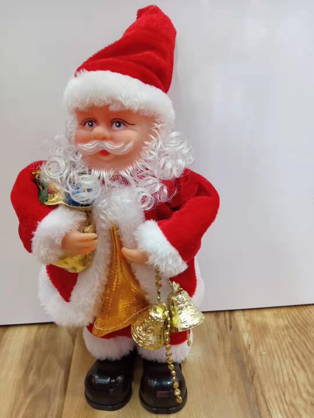 Santa Claus Playing Hat Santa Dancing Old Man