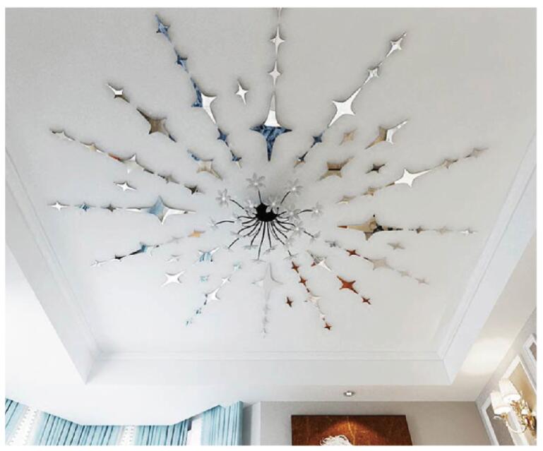 Acrylic Multicolor XINGX Ceiling Stickers Wall Decoration Sticker