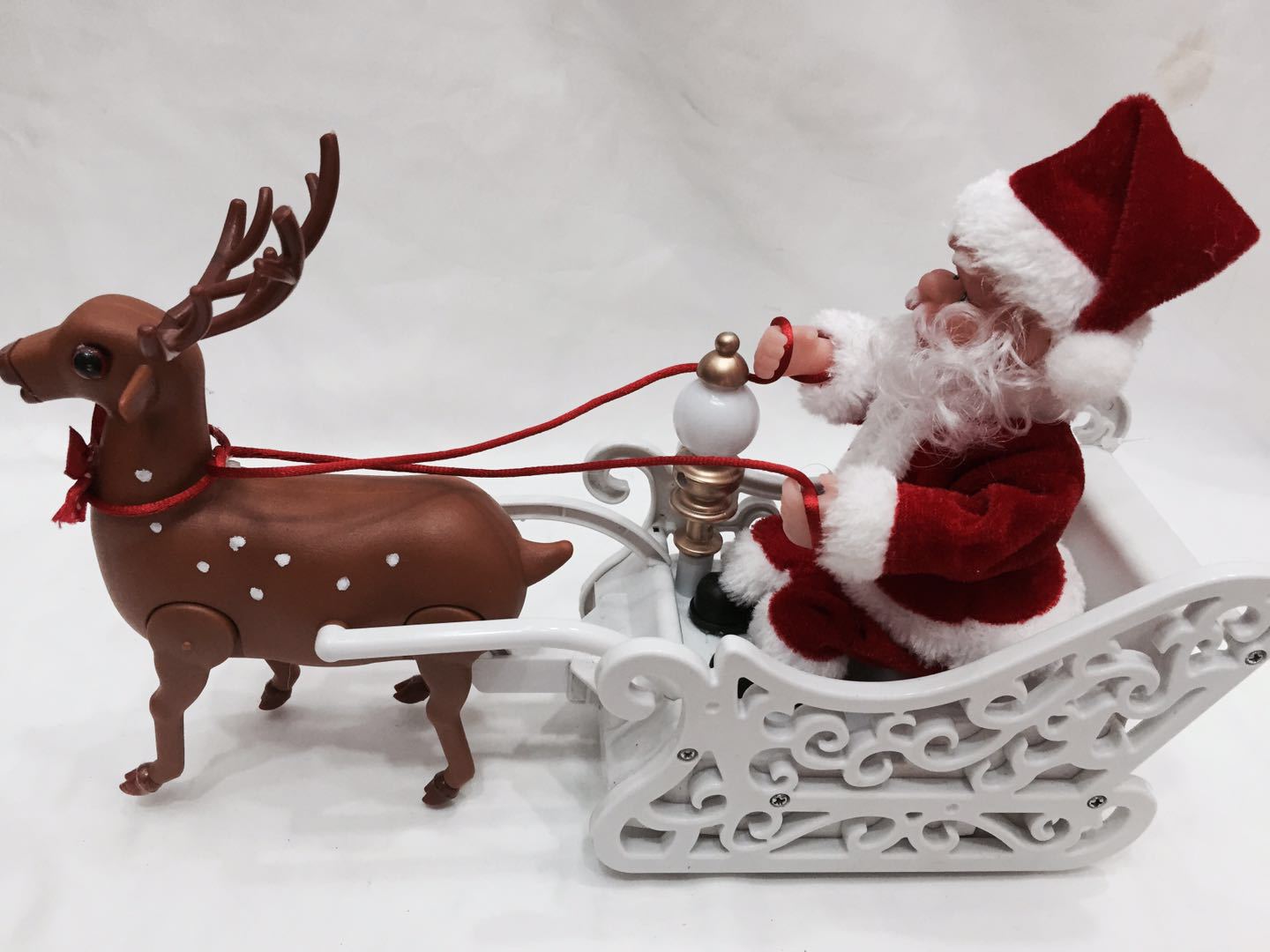 Deer Carriage Electric Santa Claus Deer Carriage Electric Santa Claus