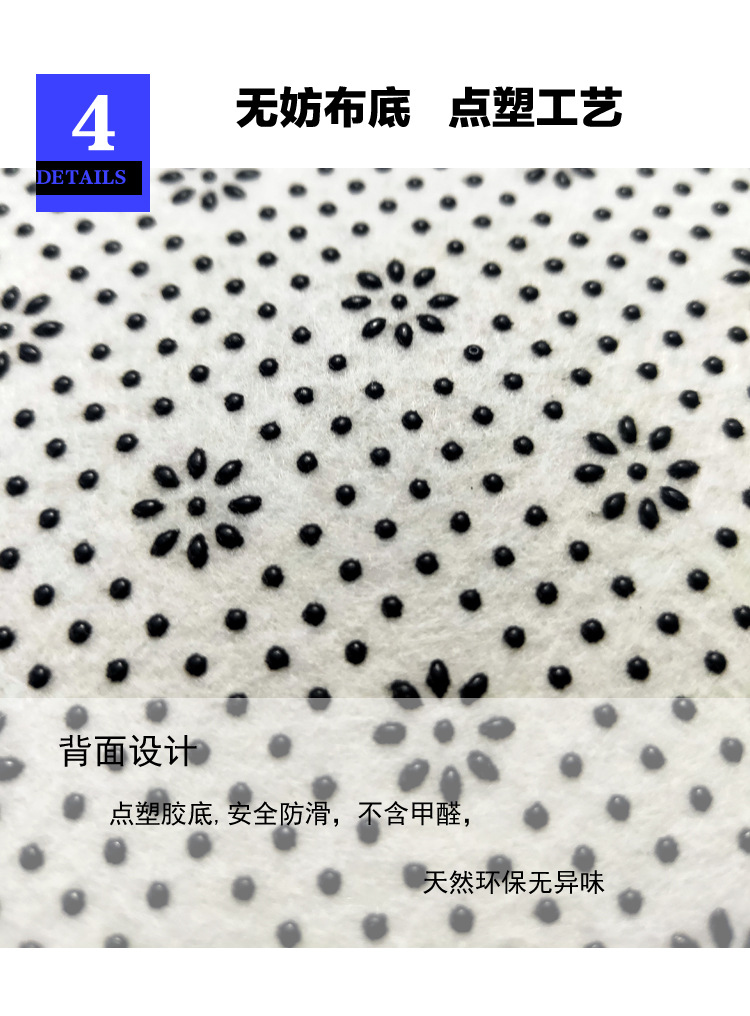 Amazon Hot Sale Christmas Gift Toilet Mat Three-Piece Foot Mat Customized Bathroom Non-Slip Mat Digital Printed Mat