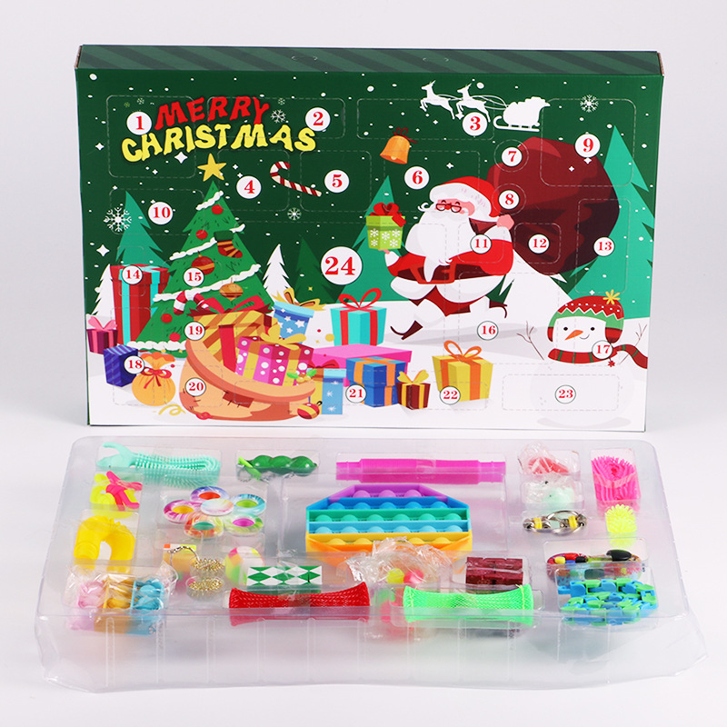 Decompression Decompression Christmas Blind Box 24 Days Countdown Coming Day Christmas Gift Deratization Pioneer Gift Set Decompression Decompression Christmas Blind Box 24 Days Countdown Coming Day Christmas Gift Deratization Pioneer Gift Set