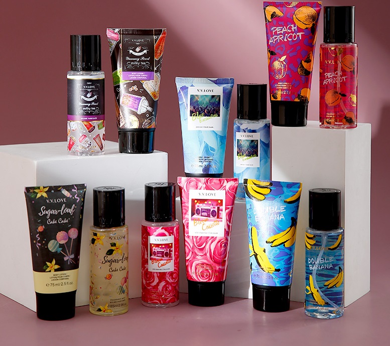 Cross-Border Brand Lasting Charming Perfume for Women Set Christmas Gift Foreign Trade Body Lotion Fragrance Spray Wholesale