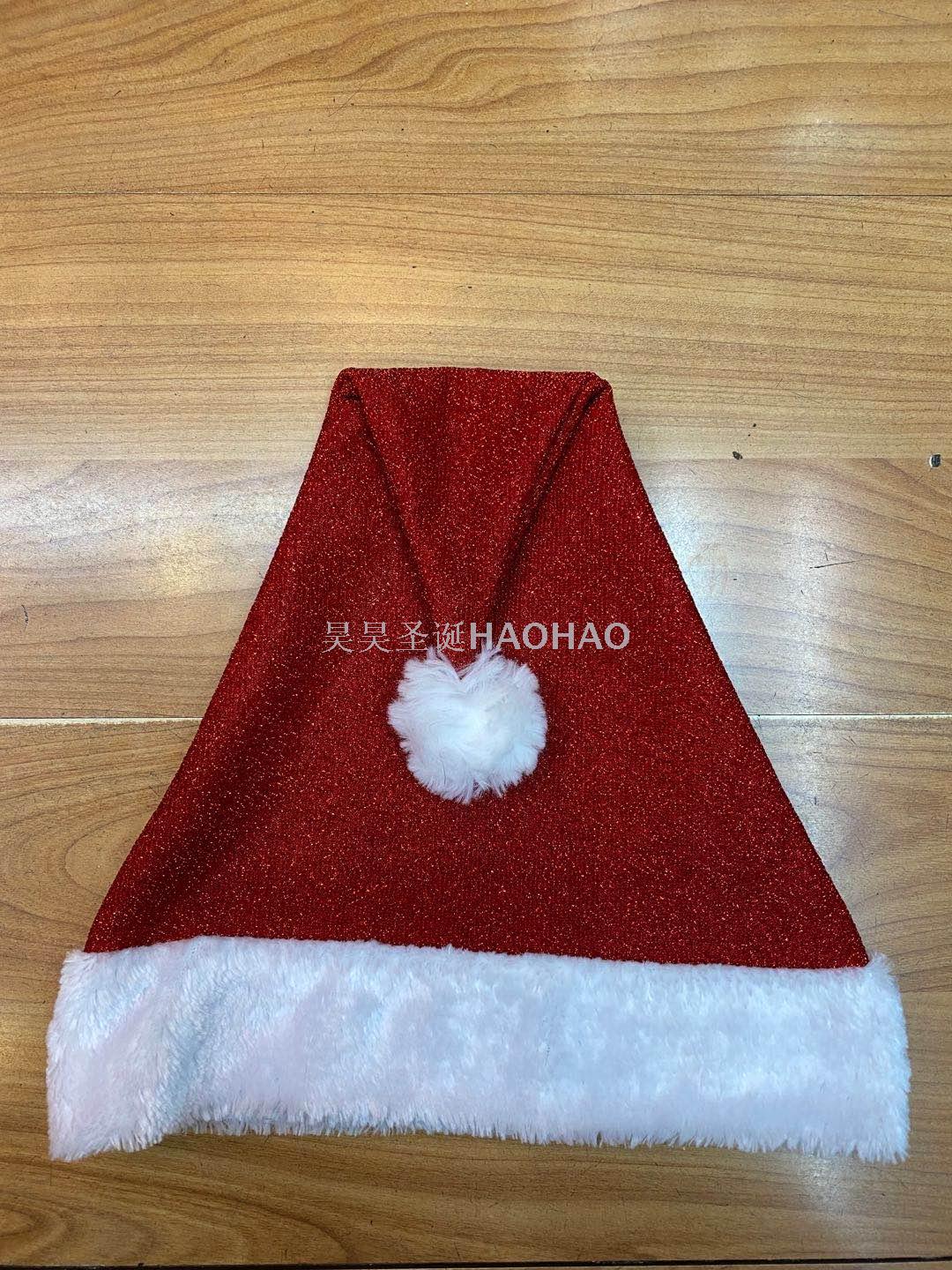 Christmas Dress up Christmas Hat High Quality Flannel Children Adult Santa Claus Holiday Gift Factory Direct Sales Christmas Dress up Christmas Hat High Quality Flannel Children Adult Santa Claus Holiday Gift Factory Direct Sales