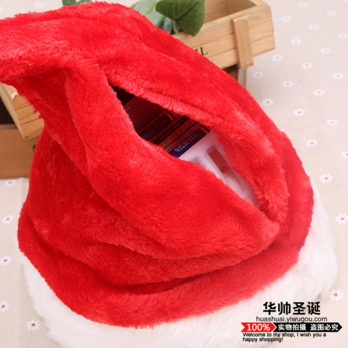 Electric Christmas Hat Red Fleece Christmas Swing Hat Christmas Holiday Party Decorations Children&#039;s Toys