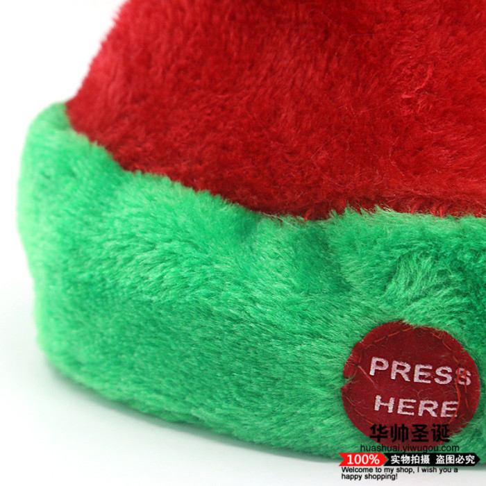 Electric Music Christmas Hat Christmas Decorations Christmas Children's Gift Singing Swing Creative Hat Holiday Party Electric Music Christmas Hat Christmas Decorations Christmas Children's Gift Singing Swing Creative Hat Holiday Party