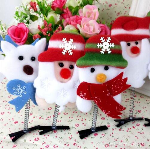 Spring hairpin Christmas Mini Christmas Hat STEREO BB clip hair ornament Korea baby hairpin Spring hairpin Christmas Mini Christmas Hat STEREO BB clip hair ornament Korea baby hairpin