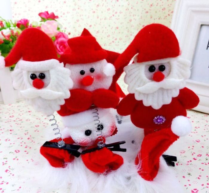 Spring hairpin Christmas Mini Christmas Hat STEREO BB clip hair ornament Korea baby hairpin Spring hairpin Christmas Mini Christmas Hat STEREO BB clip hair ornament Korea baby hairpin