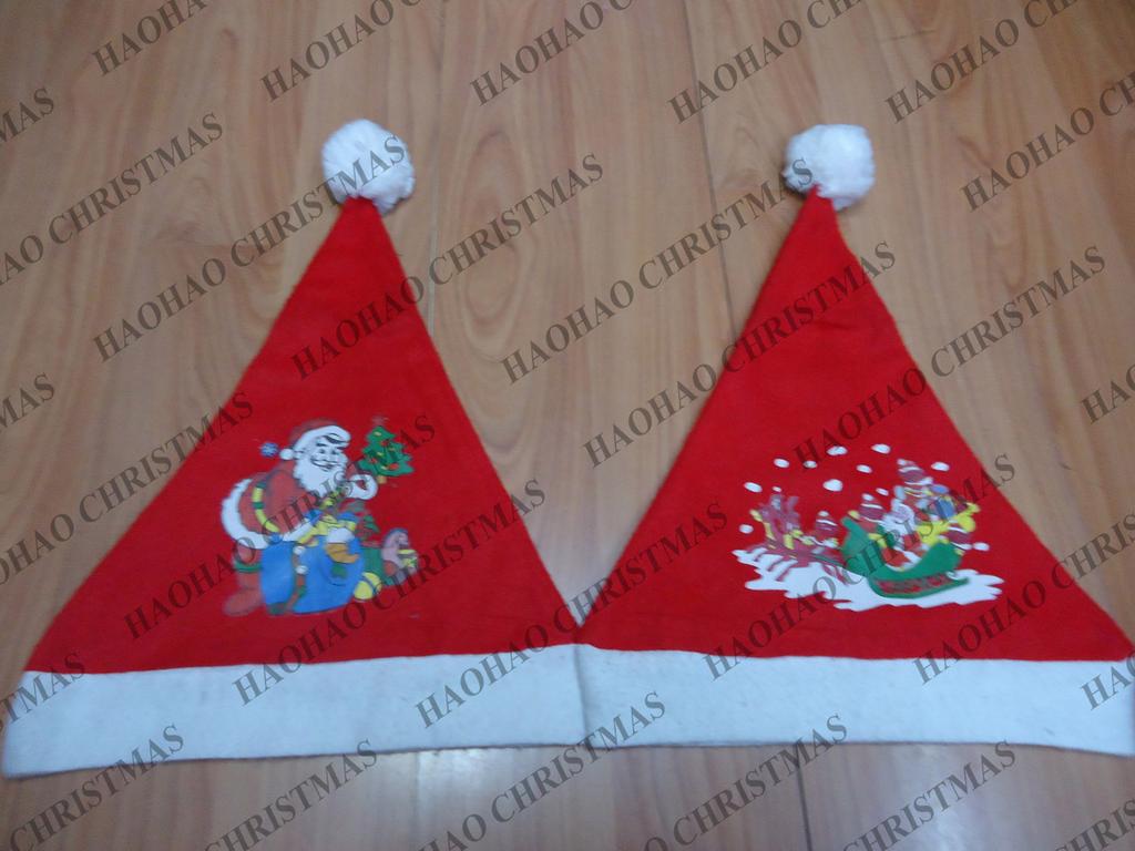 Non-Woven Red Christmas Hat